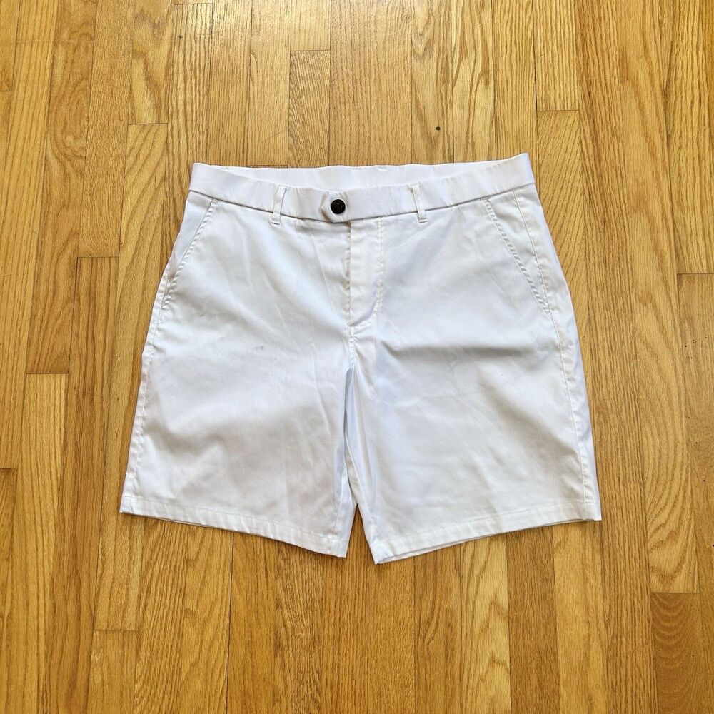 Greyson Riverstone Montauk Performance Men’s Golf Shorts 36 White